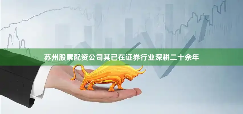 苏州股票配资公司其已在证券行业深耕二十余年